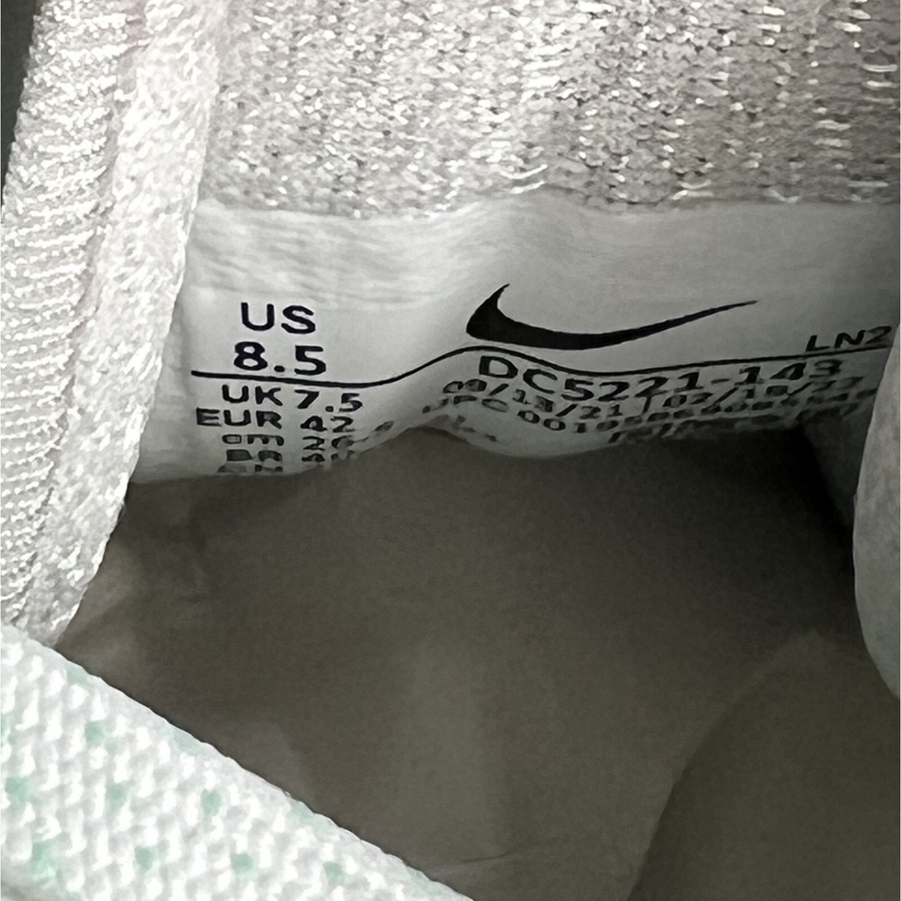 Nike Air Zoom Infinity Tour Next% White Mint Golf Shoes DC5221-143 Size 8.5 - Picture 9 of 9